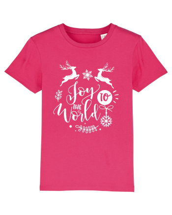 Joy to the World White 2 Raspberry