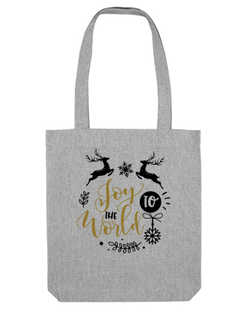 Joy to the World Gold Heather Grey