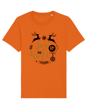 Joy to the World Gold Bright Orange