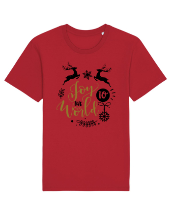 Joy to the World Gold Red