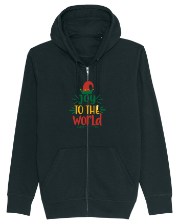 Joy to the World Elf Hat Black