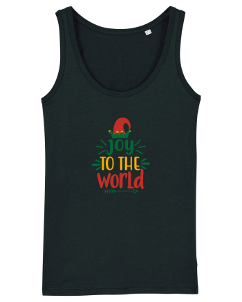 Joy to the World Elf Hat Black