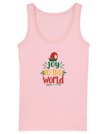 Joy to the World Elf Hat Cotton Pink