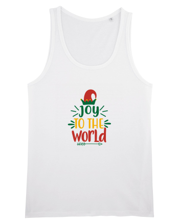 Joy to the World Elf Hat White
