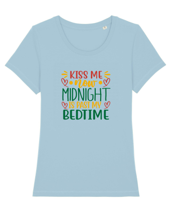 Kiss me now Xmas Sky Blue