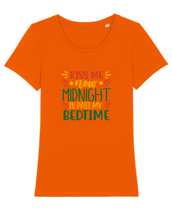Kiss me now Xmas Bright Orange
