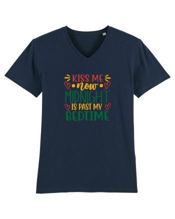 Kiss me now Xmas French Navy