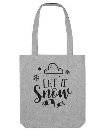 Let it Snow Black Heather Grey