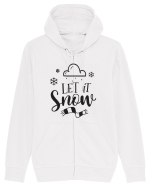Let it Snow Black Hanorac cu fermoar Unisex Connector