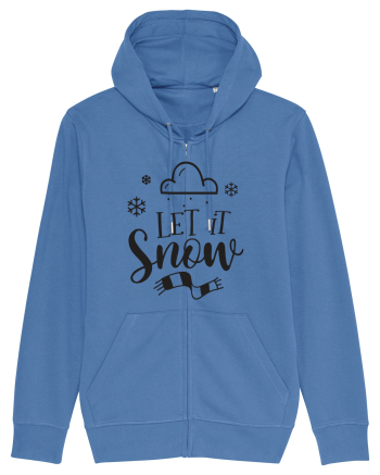 Let it Snow Black Bright Blue