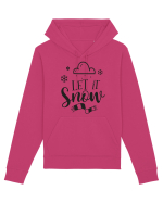 Let it Snow Black Hanorac Unisex Drummer