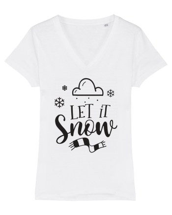 Let it Snow Black White