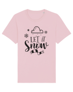 Let it Snow Black Tricou mânecă scurtă Unisex Rocker