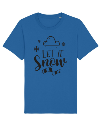 Let it Snow Black Royal Blue