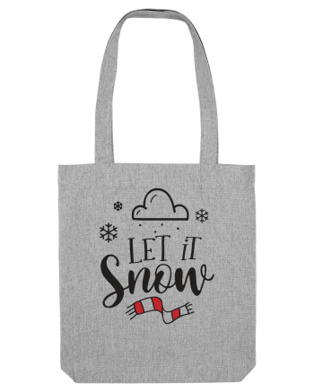 Let it Snow Red Heather Grey