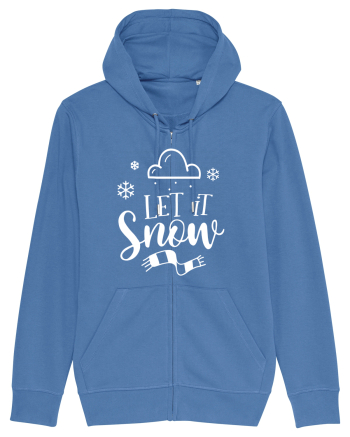 Let it Snow White Bright Blue