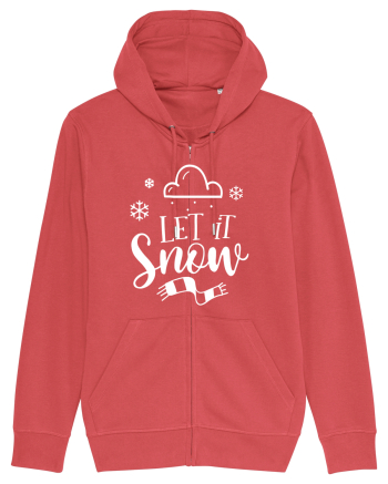 Let it Snow White Carmine Red