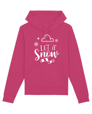 Let it Snow White Raspberry