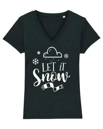 Let it Snow White Black