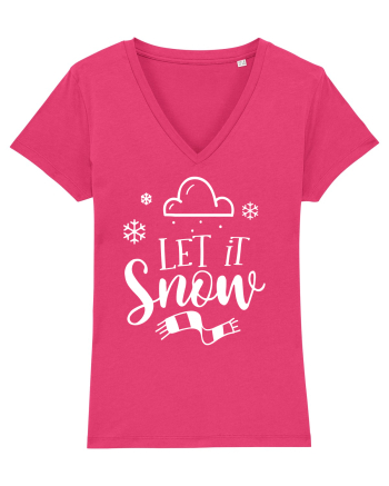 Let it Snow White Raspberry