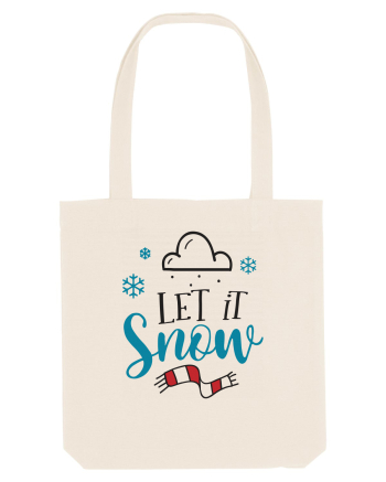 Let it Snow Blue Natural
