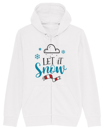 Let it Snow Blue White