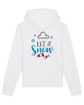 Let it Snow Blue White