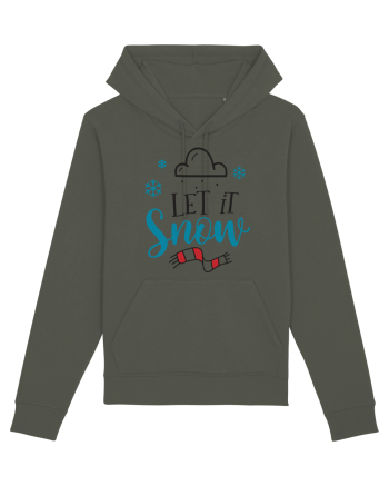 Let it Snow Blue Khaki
