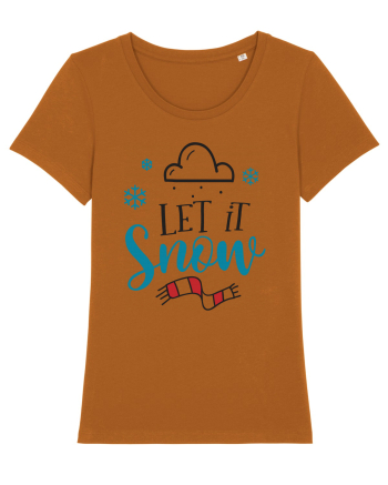 Let it Snow Blue Roasted Orange