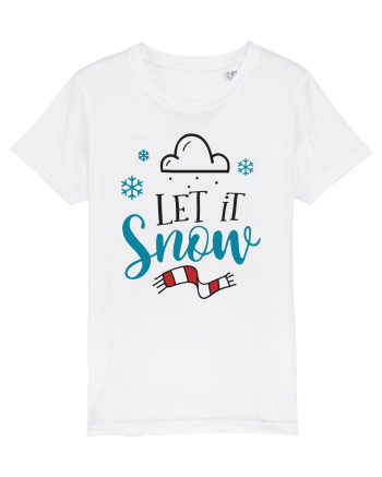 Let it Snow Blue White