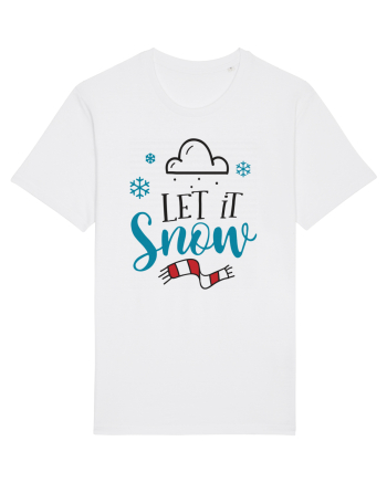 Let it Snow Blue White