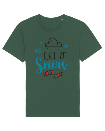 Let it Snow Blue Bottle Green