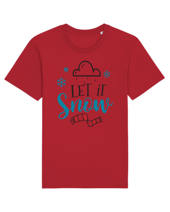 Let it Snow Blue Red