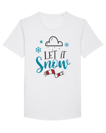 Let it Snow Blue White