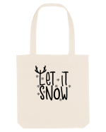 Let it Snow Reindeer Sacoșă textilă