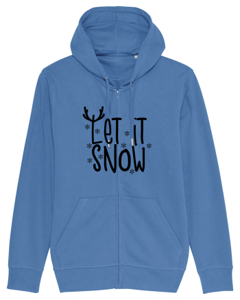 Let it Snow Reindeer Bright Blue