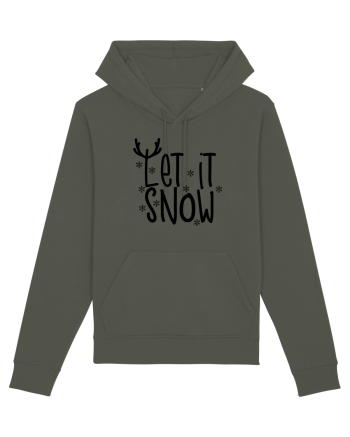 Let it Snow Reindeer Khaki