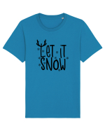 Let it Snow Reindeer Tricou mânecă scurtă Unisex Rocker