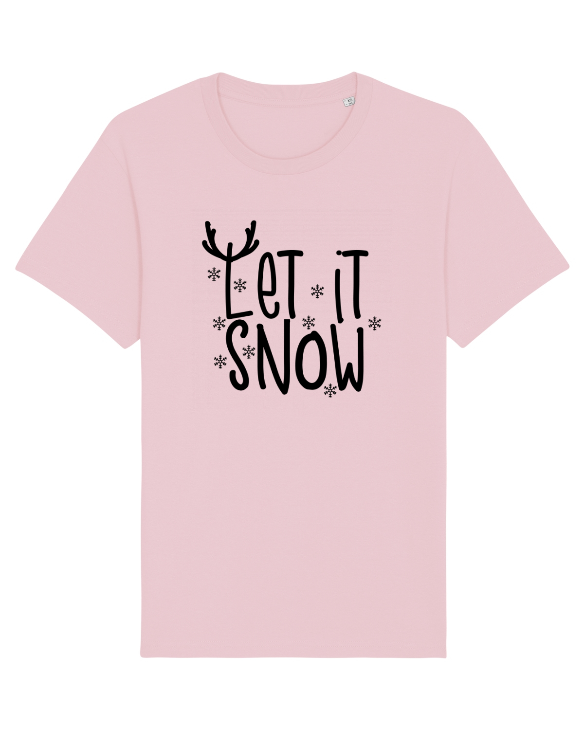 Tricou mânecă scurtă Unisex Rocker Cotton Pink