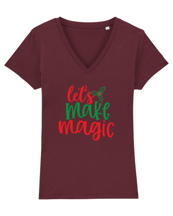 lets make Magic Xmas Burgundy