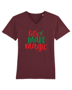 lets make Magic Xmas Tricou mânecă scurtă guler V Bărbat Presenter