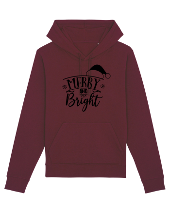 Merry and Bright Black Burgundy