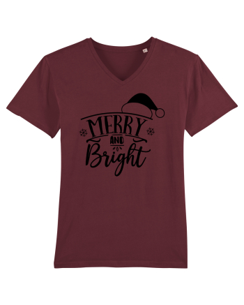 Merry and Bright Black Burgundy