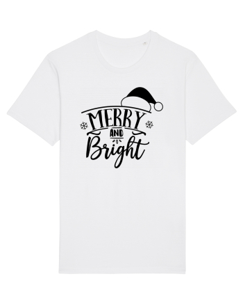 Merry and Bright Black White