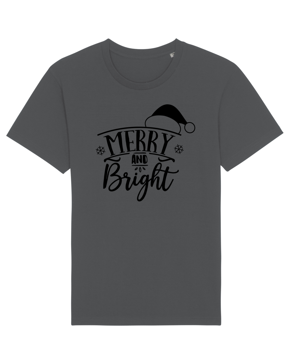 Tricou mânecă scurtă Unisex Rocker Anthracite