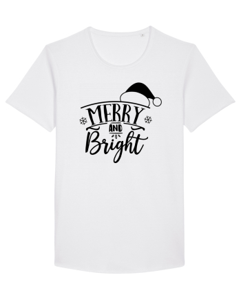Merry and Bright Black White