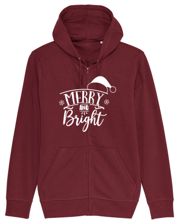 Merry and Bright White Burgundy