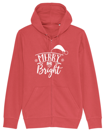 Merry and Bright White Carmine Red