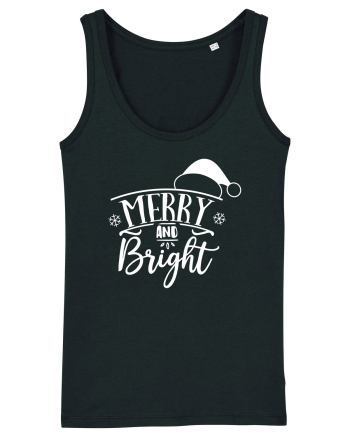Merry and Bright White Black