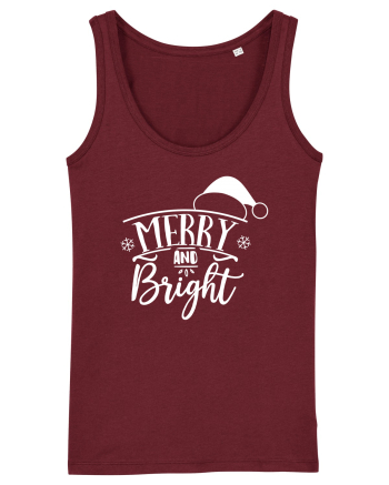 Merry and Bright White Burgundy